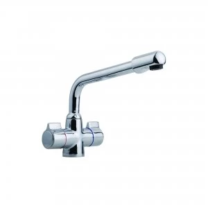 Image of Wickes Perlie Monobloc Kitchen Sink Mixer Tap Chrome