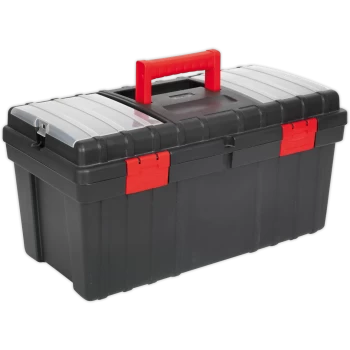 Image of Sealey Plastic Tool Box and Tote Tray 490mm