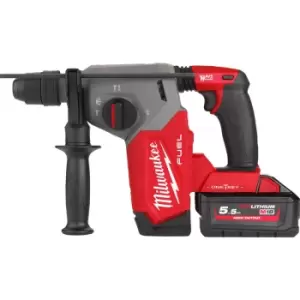 image of Milwaukee M18ONEFHX FUEL ONE KEY SDS+ Rotary Hammer 2 x 5.5Ah Steel