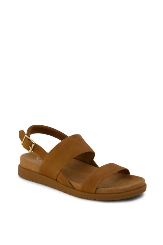 Image of TOMS Womens Marin Sandal in Brown Size: 6 Brown Female 6