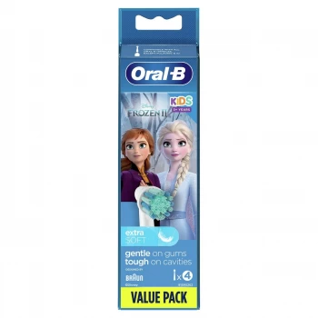 Oral B Frozen 2 Kids Electric Heads Toothbrush 4Pcs