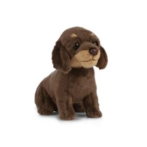 Image of Living Nature Soft Toy - Plush Sausage Dog Dachshund Puppy (16cm)