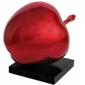 image of Apple Red Sculpture - Premier Housewares