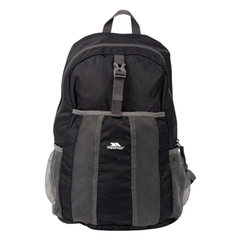 Image of Trespass Mens Turzo Packaway Backpack in Black Male