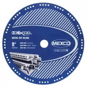 Image of Mexco 230mm MEXCEL Metal Cutting Diamond Blade