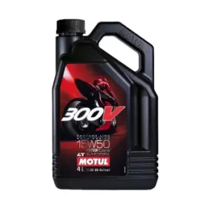 300V Factory Line 15w50 4T 100% Synthetic 4 Litres - Motul