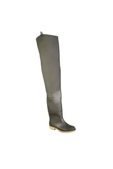 image of Dikamar Administrator Thigh Wader Boots Plain Rubber Wellingtons