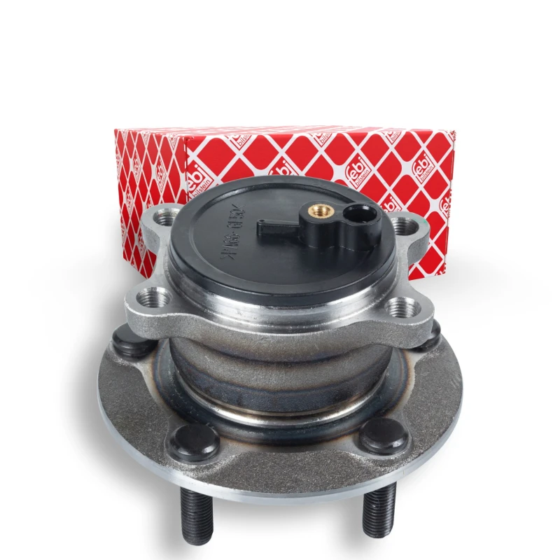 Image of FEBI BILSTEIN 101370 Wheel bearing kit Rear Axle Right, with ABS sensor ring Wheel Bearing Kit (654)