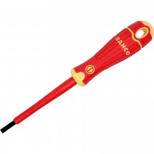 Image of Bahco VDE Insulated Slotted Screwdriver 3.5mm 100mm