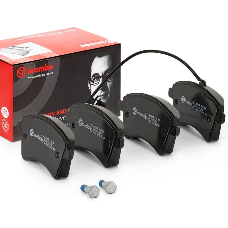 Image of BREMBO Brake pad set PRIME LINE incl. wear warning contact P 68 058 Brake pads,Brake pad set, disc brake RENAULT,NISSAN,MASERATI