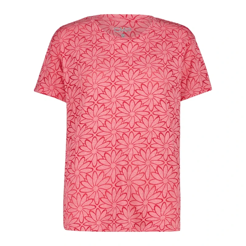 Image of CMP Womens printed T-Shirt CMP Rouge Female 2XS