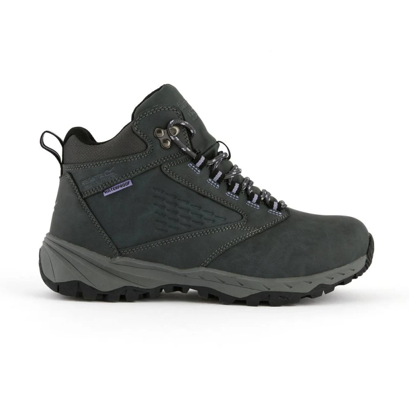Image of Regatta Womens Amble Waterproof Walking Boots in Mid Grey Size: 5 Mid Grey Female 5