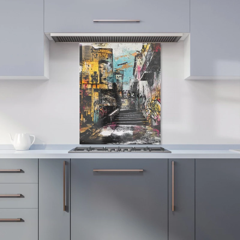 Image of Designer Kitchen Splashbacks Jasper Reed: 00011 Kitchen Splashback Size: 600mm x 750mm Multicolor Unisex 600mm x 750mm