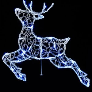 image of Premier Decoration Ltd Premier LED Prancing Reindeer