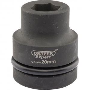 Image of Draper Expert 1" Drive Hexagon Impact Socket Metric 1" 20mm