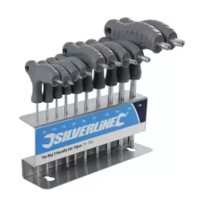 Image of Silverline Trx Key T-Handle Set 10pce T9 - T50 328015