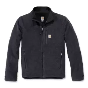 Image of Carhartt Mens Dalton Full Zip Polyester Fleece Sweater L - Chest 42-44' (107-112cm)