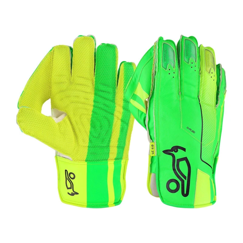 Image of Kookaburra Kookaburra Men 2025 LC 3.0 Wicket Keeper Gloves in Green Green One Size Male 5063750277059
