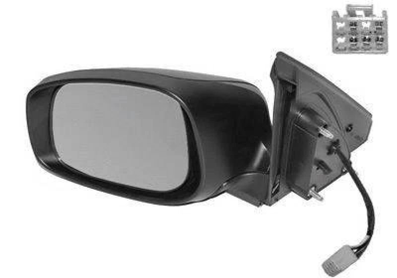 Image of VAN WEZEL 5222817 Wing mirror * HAGUS * Left, Heatable, primed, Over-paintable Outside Mirror (50)