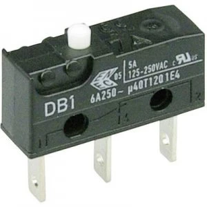 image of Cherry Switches Microswitch DB1C B1AA 250 V AC 6 A 1 x OnOn momentary