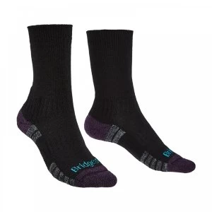 Image of Bridgedale HIKE Lightweight Merino Performance Boot Original Womens - Large Black / Purple