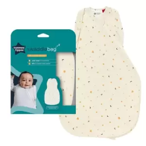 image of Tommee Tippee The Original Grobag Oatmeal Star Swaddlebag 3-6 Months 2.5 Tog