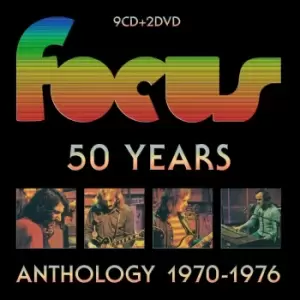 image of Focus - 50 Years: Anthology 1970-1976 CD Boxset