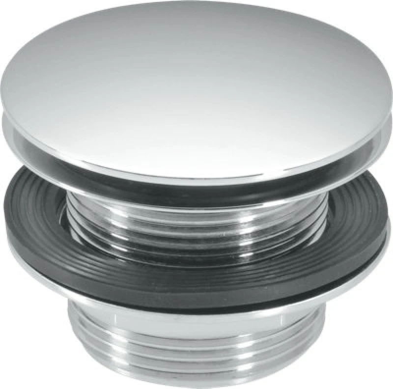 Image of McAlpine CBW70-CB Chrome Plated Brass Clicker Bath Waste Silver