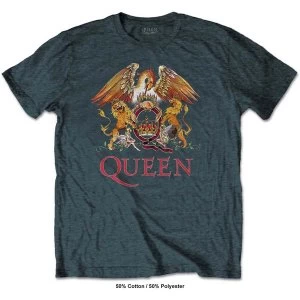 Image of Queen - Classic Crest Mens XX-Large T-Shirt - Heather