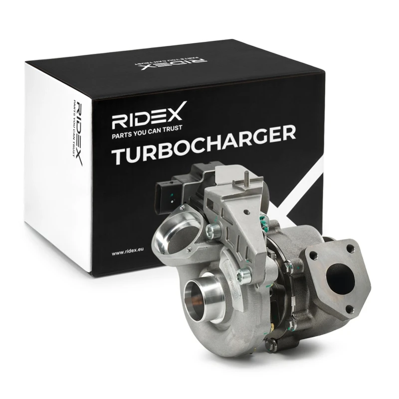Image of RIDEX 2234C0161 Turbocharger without fastening/mounting material Charger,charging system (2234)