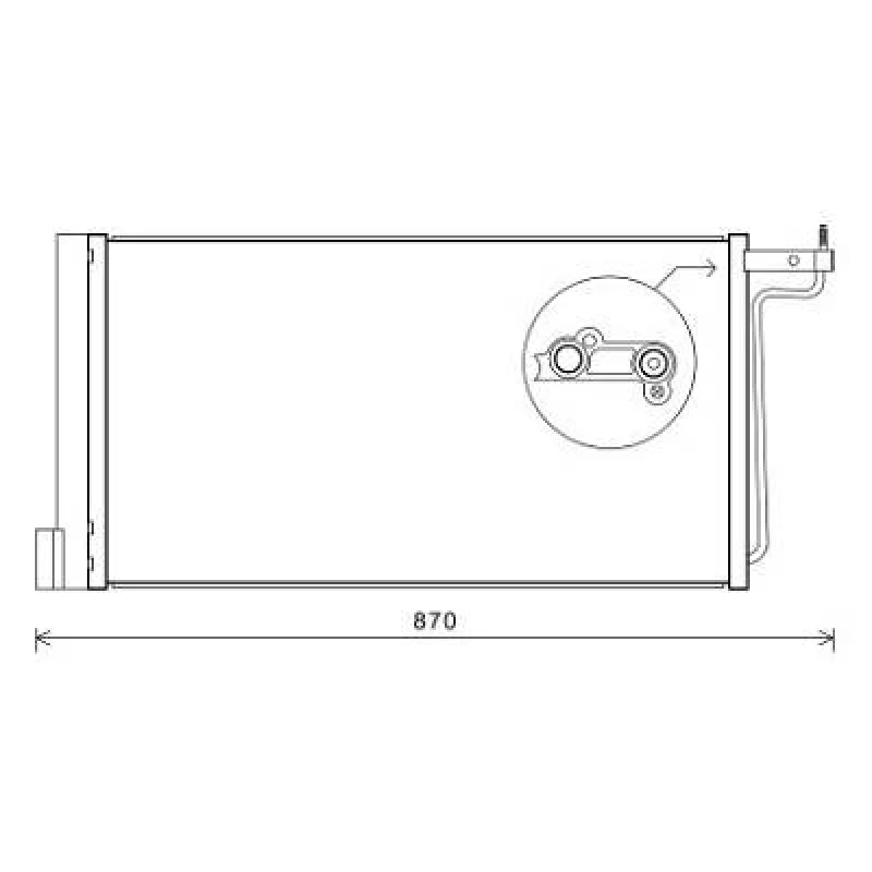 Image of Air conditioning condenser DIEDERICHS DCC1642