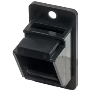 image of TUK Ltd KAPMkpk2 2 Piece, Black Clipin Low Profile Panel Mount Blank