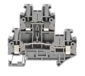Image of Phoenix Contact Grey UTTB Clipline Double Level Terminal Block, 26 10 AWG, 0.14 6mm, 800 V