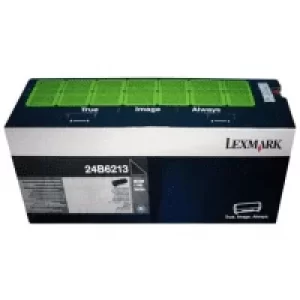 image of Lexmark 24B6213 Black Laser Toner Ink Cartridge