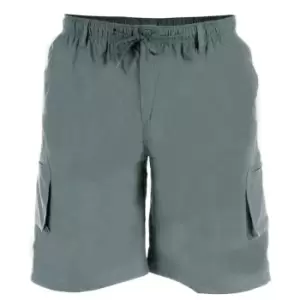 image of Duke Mens Nick-D555 Shaped Leg Cargo Shorts (4XL) (Grey)