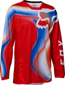 Image of FOX 180 Toxsyk Kids Motocross Jersey, red Size M red, Size M