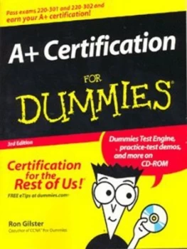 Image of A+ Certification for Dummies by Ron Gilster Paperback