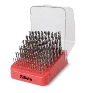 Image of Beta Tools 412/SP91 HSS Entirely Ground Burnished Twist Drill Comprehensive Set