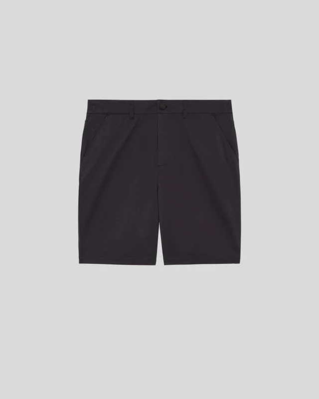 Image of Lyle & Scott Mens Golf Course Stretch Chino Shorts in Black