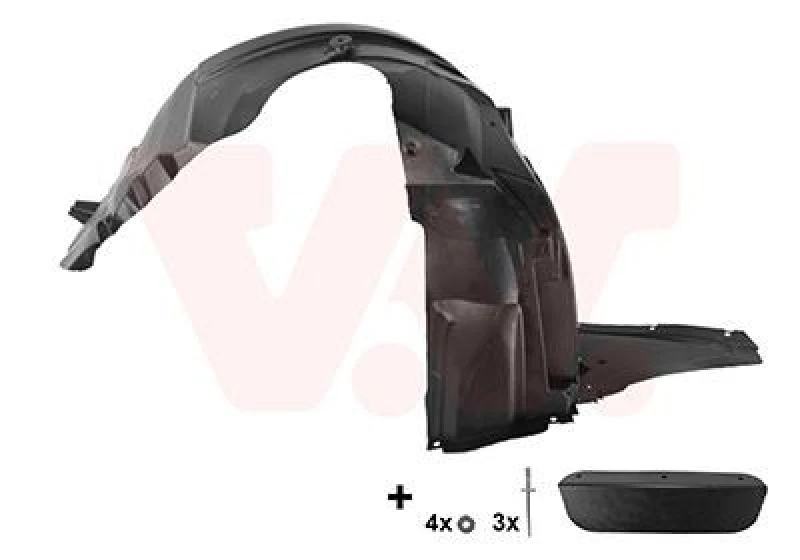 Image of VAN WEZEL Wheel arch liner VAN WEZEL 8805433
