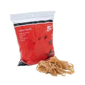 image of 5 Star Office Rubber Bands No. 69 Each 152x6mm Approx 141 Bands Bag 0.454KG