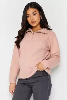 image of Petite Funnel Neck Jumper