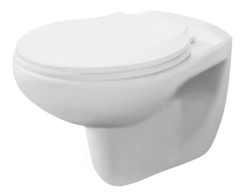 Image of Balterley Bathroom Wall Hung Toilet Pan , 390mm x 355mm, White White