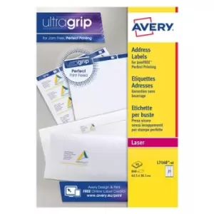 image of Avery L7160-40 addressing label White