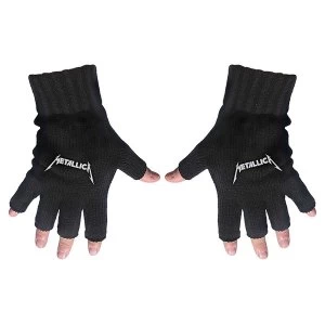 image of Metallica - Logo Fingerless Gloves