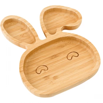 image of Bamboo Baby Suction Plate M&amp;W Bunny