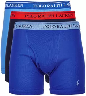 image of Polo Ralph Lauren 3 Pack Boxer Brief - Navy, Size S, Men