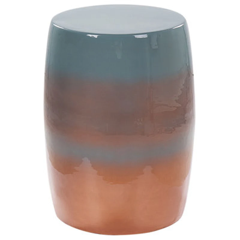 Image of Beliani Side Table Fraguita Metal Blue
