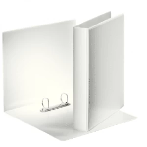 Image of Esselte Essentials Panorama A4 Ring Binder 30mm with 2 D-rings - White