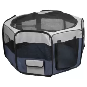 Image of Flamingo Pet Playpen Flavio 84X84X43cm - M Blue